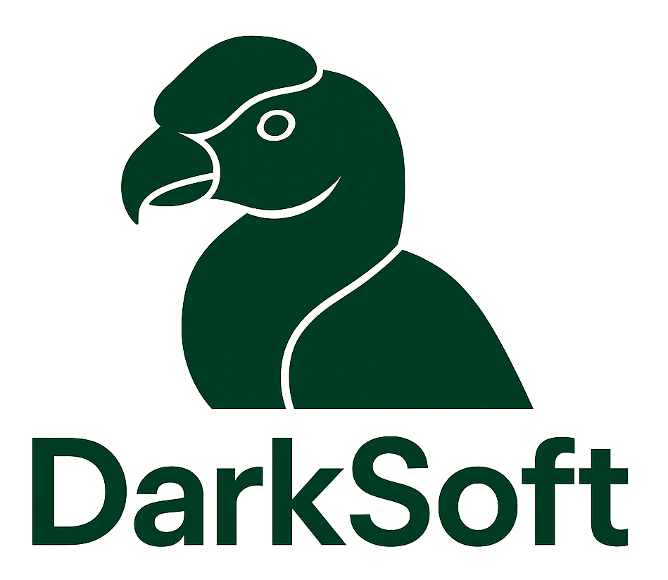Logo de DarkSoft empresa de diseño web en Huaraz